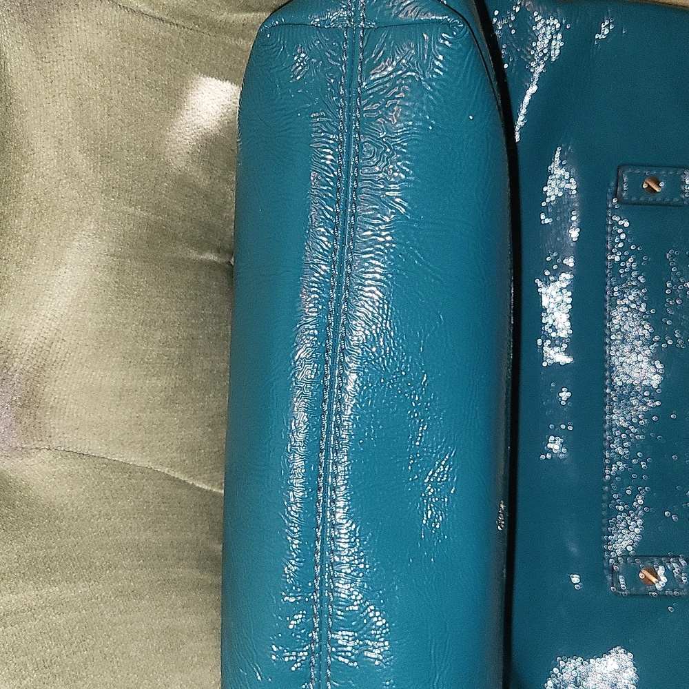 Michael Kors Leather Bag with Gold Accents - Picture 12 of 16